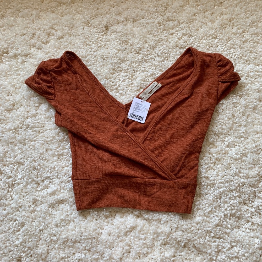 NEW Urban Outfitters crop top (burnt orange)